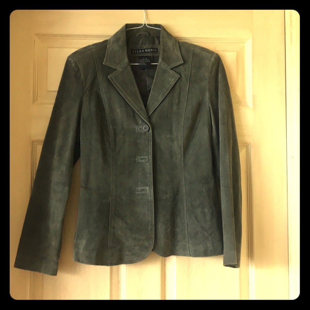 Hunter Green Suede Blazer